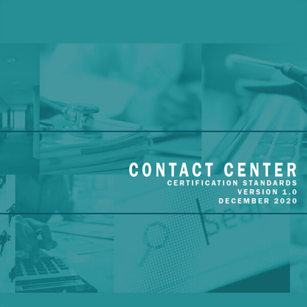 Contact Center Certification Standards Download