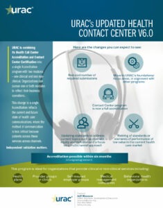 URAC's Updated Health Contact Center