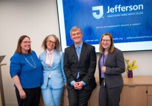Pictured (L-R): Lisa Silverman, Carmen Galloway, Shawn Griffin, Chris James